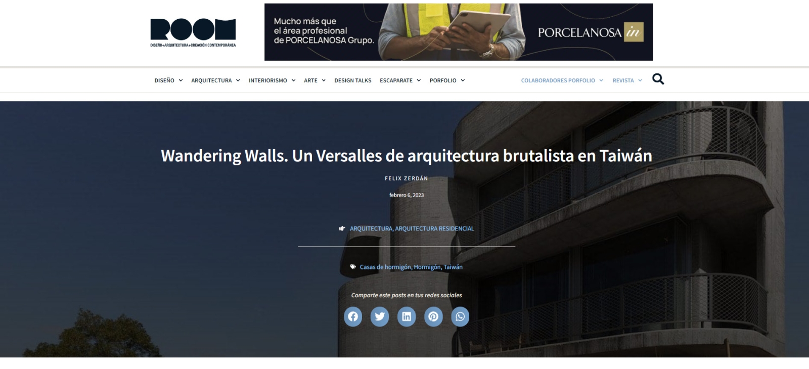 ROOM diseño 報導灣臥 The Wandering Walls