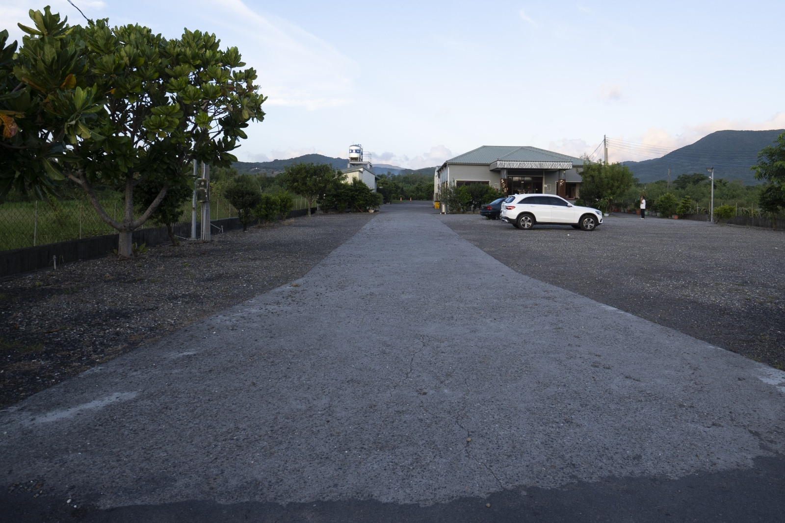 Spacious Parking Lot